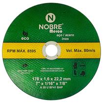 25 Discos de Corte Inox 7 Pol. 178x1,6x22,2mm - Merco Nobre