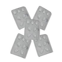 25 embalagens flip fiesta páscoa ovos transparente 30gr flip