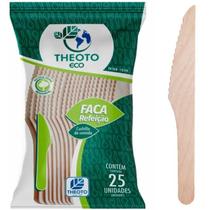 25 Faca De Madeira Para Refeição 16cm Theoto 25 Faca De Madeira Para Refeição 16cm Theoto