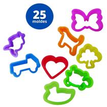 25 Forminhas para Massinha De Modelar Molde Cortador