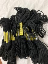 25 Meadas Bordado Ponto Cruz Cor Preta