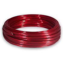 25 Metros de Fio Paralelo Cabo de Som Automotivo 100% Cobre 2x12 AWG 2,5mm 150V Duplo Vermelho Preto