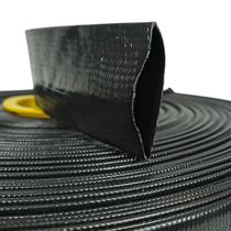 25 Metros de Mangueira Flat Preta Achatada 2 Polegadas Irrigação Borrachas Londrina