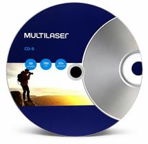 25 Mídias CD-R Multilaser 700MB 52X Gravável Não Imprimível 25 Mídias CD-R Multilaser 700MB 52X Gravável Não Imprimível
