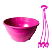 25 Mini Vasos plástico para plantas Cuia 13 volume 500 Ml Coloridas com hastes alça para pendurar para cactos e suculentas