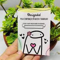 25 Panfletos de Agradecimento Obrigada Pela confiança em nosso trabalho