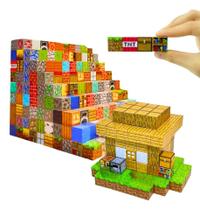 25 Peças Brinquedo Magnéticos Blocos De Construção Minecraft