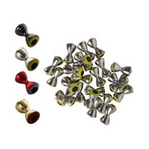 25 Peças De Olhos De Peixe Em Latão Para Pesca Com Mosca, Materiais Resistentes À Corrosão Para