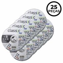 25 Peças Disco Corte 4.1/2 Pol Aço Inox 1,0mm Classic NORTON