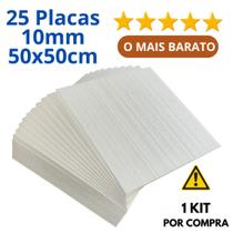 25 placas de isopor 1x50x50cm antichamas espessura 10mm (1cm) forro térmico acústico EPS - IsoPró Soluções em EPS