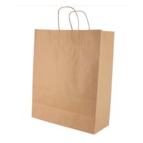 25 sacola kraft lisa plus bolsa delivery presente