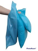 25 sacola Plástica Boca De Palhaço Alça vazada Boca Triste