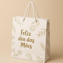 25 Sacolas Papel Dia das Mães Resistentes 30x22x10cm para Presentes Lojas 25 Sacolas Papel Dia das Mães Resistentes 30x22x10cm para Presentes Lojas