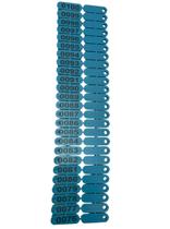 25 un Brinco de Identificação Ovinos Caprinos Walmur Azul Numerado 25 un Brinco de Identificação Ovinos Caprinos Walmur Azul Numerado