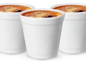 25 Un Pote Isopor 480ml Para Sorvete Açai, Sopa e Caldo