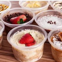 25 Un Pote Redondo Com Tampa 250ml Para Bolo de Pote, Sobremesa 25 Un Pote Redondo Com Tampa 250ml Para Bolo de Pote, Sobremesa