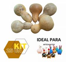 25 Unidades Cabaças Para Artesanato Porongos Cuia Natural Enfeite
