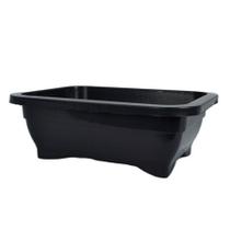 25 Vasos Plásticos para plantas e flores Retangular Bonsai Cacto Suculentas 3 Litros