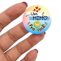 250 Adesivos Etiqueta Um Mimo Pra Você Redondo 3 Cm 250 Adesivos Etiqueta Um Mimo Pra Você Redondo 3 Cm