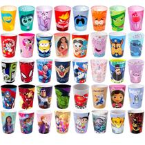 250 Copos 320ml Plasútil Estampado Infantil para base de Ovos de Pascoa Caseiro