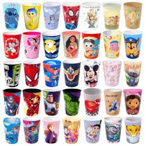 250 Copos 320ml Plasútil Estampado Infantil para base de Ovos de Pascoa Caseiro