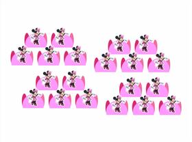 250 Forminhas Minnie Rosa