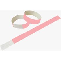 250 Pulseiras cor rosa Laser Pro para festas e eventos