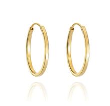 25843 Brinco Argolinha Ouro 18k Pequeno Delicado 10mm