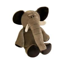 25cm Kawaii Selva Animal Brinquedos De Pelúcia Para Crianças Cão Zebra Elefante Leão Raposa Girafa