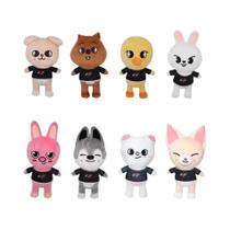 25cm Kpop Stray Kids Boneca De Pelúcia Brinquedos Skzoo Kawaii JYP Chaveiro Pingente Presente Para