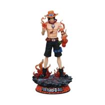 25cm One Piece Anime Ace Action Figure Portgas D Modelo Colecionável Brinquedo Para Decoração De