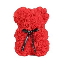 25cm Rosa Urso Artificial Decoração Floral Presente De Dia Dos Namorados Para Namorada Dia Das Mães