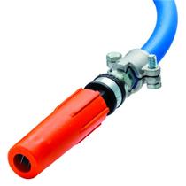 25m mangueira lava auto 1/2" - 1000 psi - esguicho leque nylon laranja 1mm