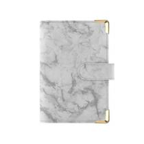 25pcs A6 Marbled Hand Ledger, Binder Notebook PU Leather 6