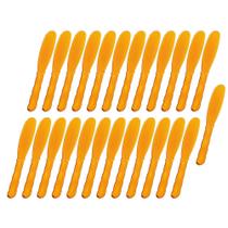 25UN Espatula Acrilica Luxo Laranja P/ Creme Santa Clara