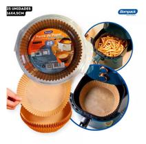 25un Forro De Papel P Air Fryer Microondas 16x4,5cm Bompack