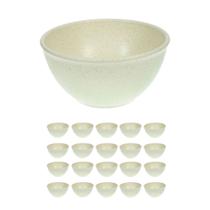 25UN TIGELA 300ml BOWL CUMBUCA VASILHA SOPA CALDO BEGE