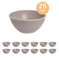 25un TIGELA 500ml BOWL CUMBUCA SOPA CALDO CINZA