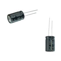 25x Capacitor Eletrolítico 330uf x 63v 105º Kit c/ 25 Peças