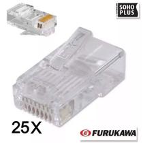 25x Conectores Rj45 Cat5e Furukawa Sohoplus Macho Original