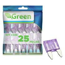 25x Fusível Automotivo Lâmina Mini Kit Com 25 Peças 35amp