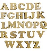 26 Letras Apliques Alfabeto 3cm Mdf Artesanatos Aprendizado