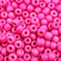 260 Peças Miçanga Chinesa 6/0 Rosa Neon Fosco 25g 260 Peças Miçanga Chinesa 6/0 Rosa Neon Fosco 25g