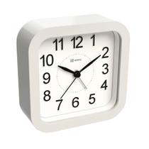 2644- Despertador Quartz Branco Fosco - Herweg