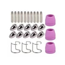 26pc Ag60 Sg55 Cut60 Lgk60 Bicos Eletrodo Consumíveis Plasma 26pc Ag60 Sg55 Cut60 Lgk60 Bicos Eletrodo Consumíveis Plasma