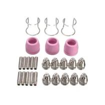 26pc Ag60 Sg55 Cut60 Lgk60 Bicos Eletrodo Consumíveis Plasma 26pc Ag60 Sg55 Cut60 Lgk60 Bicos Eletrodo Consumíveis Plasma