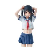 28cm Kawaii Sailor Suit Girl Action Figure Modelo PVC Sexy Desk Doll Para Meninos E Adultos