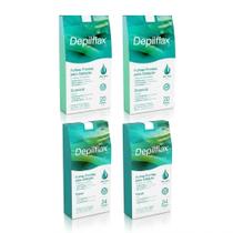 2CX Folhas Prontas Corporais+2CX Faciais Depilflax Aloe Vera
