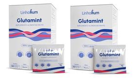 2cx Glutamint 100% L-glutamina Em Pó 30 Sachês 5g Linhahum