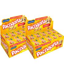 2cx Paçoca Paçoquita Quadrada Embalada Display 1Kg - Total 100 Paçocas 2cx Paçoca Paçoquita Quadrada Embalada Display 1Kg - Total 100 Paçocas